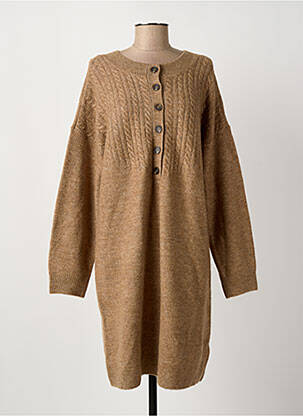 Rochie pulover bej C'EST BEAU LA VIE femeie