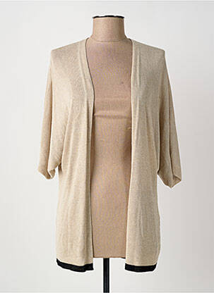 Vestă cu mâneci scurte bej PAZ TORRAS femeie