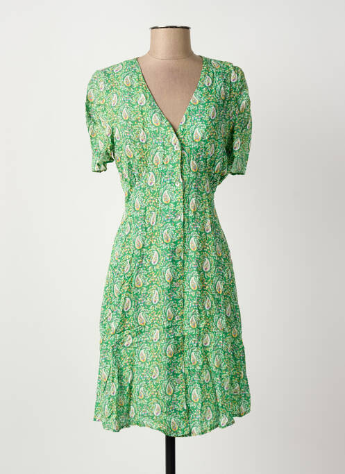 Rochie midi verde C'EST BEAU LA VIE femeie