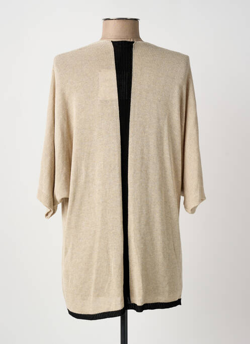 Vestă cu mâneci scurte bej PAZ TORRAS femeie