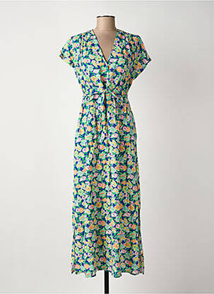 Rochie lungă albastru C'EST BEAU LA VIE femeie