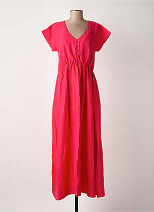 Rochie lungă roz C'EST BEAU LA VIE femeie