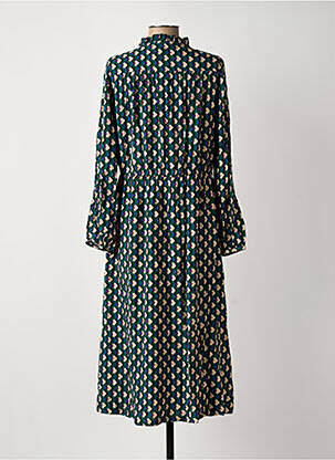 Rochie midi mâneci lungi mâneci lungi verde C'EST BEAU LA VIE femeie