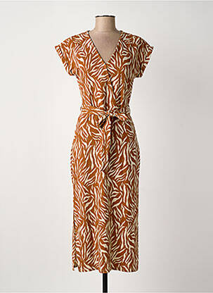 Rochie midi maro GARCIA femeie