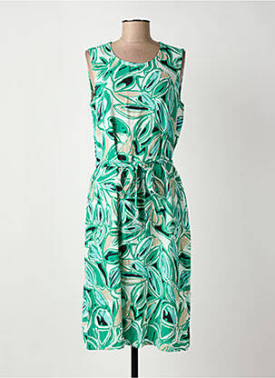 Rochie midi fără mâneci fără mâneci verde JENSEN femeie
