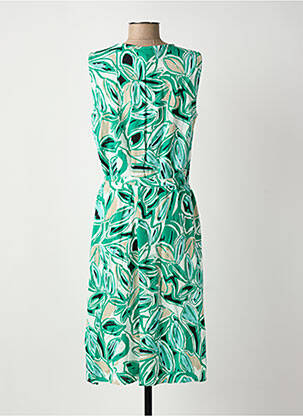 Rochie midi fără mâneci fără mâneci verde JENSEN femeie
