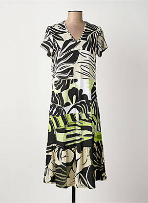 Rochie midi mâneci scurte mâneci scurte negru OLSEN femeie