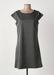 Rochie scurtă mâneci scurte mâneci scurte gri LES P'TITES BOMBES femeie