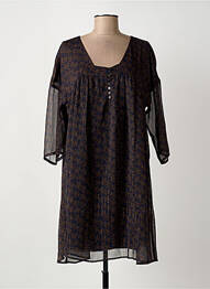 Rochie scurtă mâneci 3/4 mâneci 3/4 albastru LES P'TITES BOMBES femme