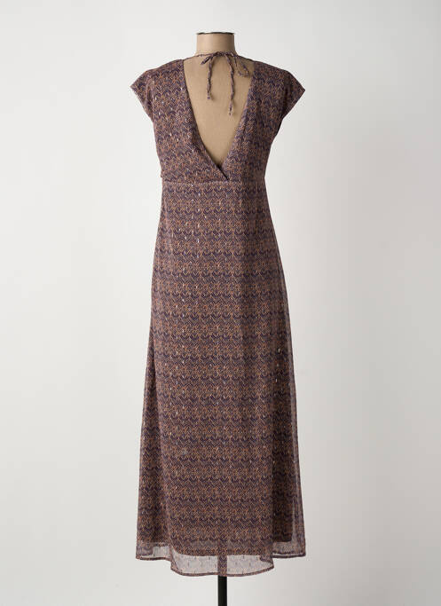 Rochie lungă maro SYSTEMACTION femeie