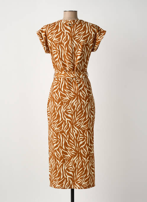 Rochie midi maro GARCIA femeie