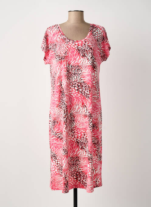 Rochie midi roz SIGNATURE femeie