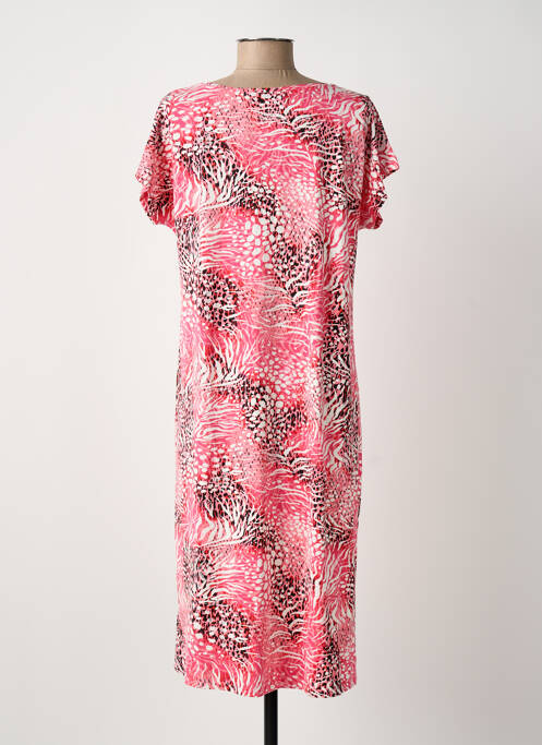 Rochie midi roz SIGNATURE femeie