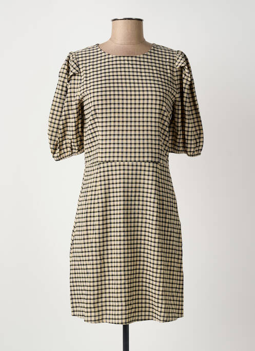 Rochie scurtă bej SYSTEMACTION femeie