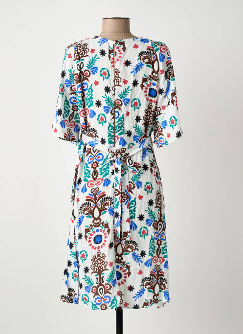 Rochie midi alb C'EST BEAU LA VIE femeie