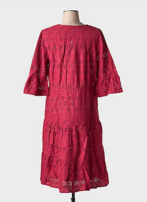 Rochie midi mâneci scurte mâneci scurte roșu SHEEGO femme