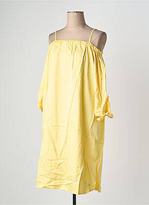 Rochie midi galben SHEEGO femeie