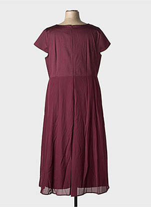 Rochie lungă mâneci scurte mâneci scurte roșu SHEEGO femeie