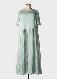 Rochie lungă mâneci scurte mâneci scurte verde SHEEGO femeie