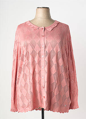 Vestă cu mâneci lungi roz SHEEGO femeie