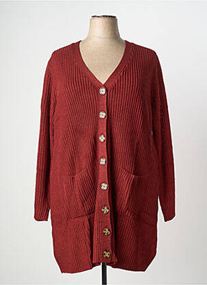 Vestă cu mâneci lungi maro SHEEGO femeie