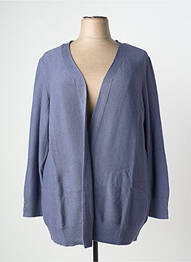 Vestă cu mâneci lungi elasticitate albastru SHEEGO femme