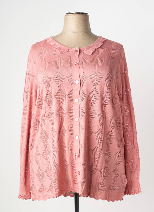 Vestă cu mâneci lungi roz SHEEGO femeie