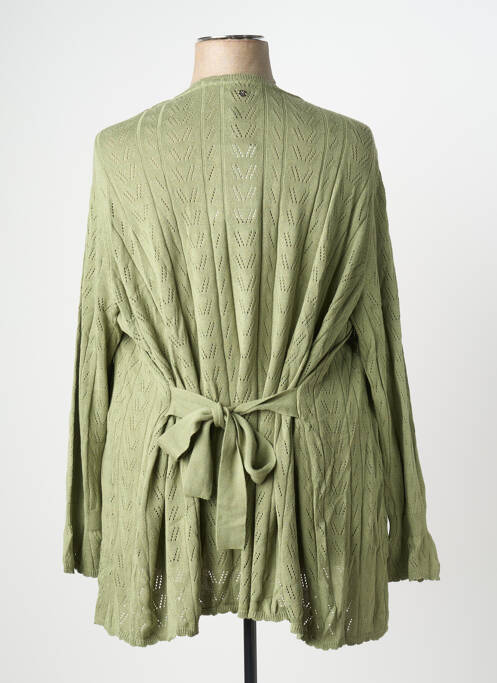 Vestă cu mâneci lungi verde SHEEGO femeie