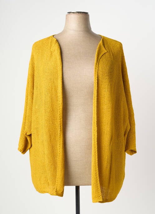 Vestă cu mâneci lungi galben SHEEGO femeie