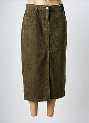 Fustă midi verde C'EST BEAU LA VIE femeie