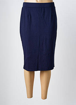Fustă midi albastru SIGNATURE femeie