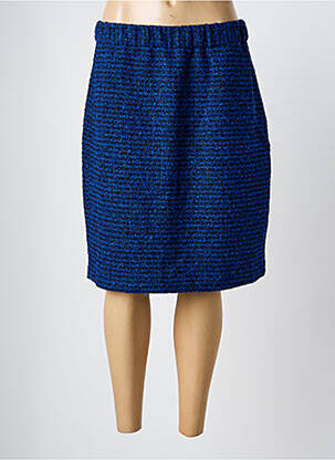 Fustă midi albastru SIGNATURE femeie