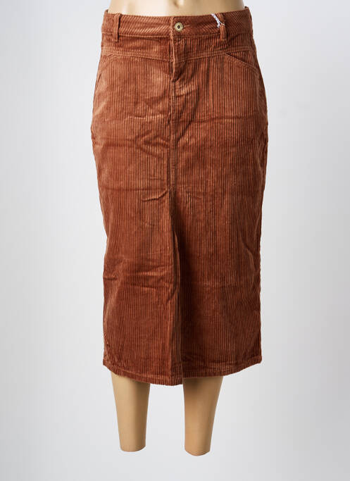 Fustă midi maro LPB femeie