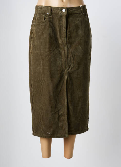 Fustă midi verde C'EST BEAU LA VIE femeie