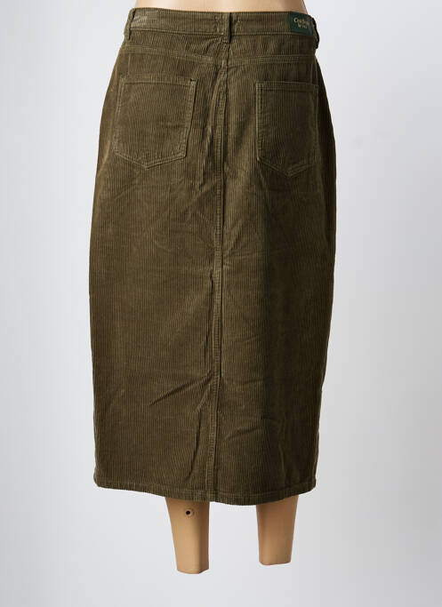 Fustă midi verde C'EST BEAU LA VIE femeie