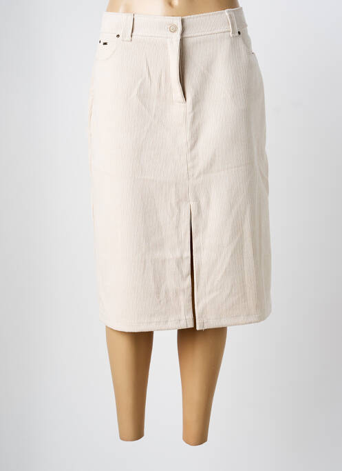 Fustă midi bej PAZ TORRAS femeie