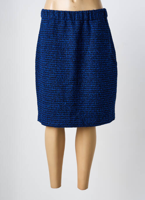 Fustă midi albastru SIGNATURE femeie
