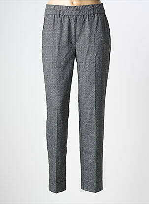 Pantalon slim talie elastică mărime normală gri JENSEN femme