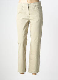 Pantalon 7/8 elasticitate mărime normală verde OLSEN femme