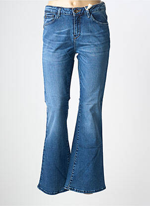 Blugi cu croială evazată albastru GARCIA femeie