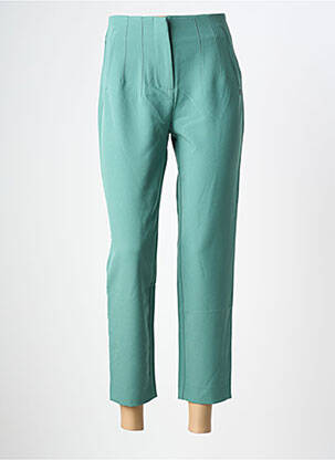 Pantalon 7/8 talie înaltă talie înaltă verde GARCIA femeie