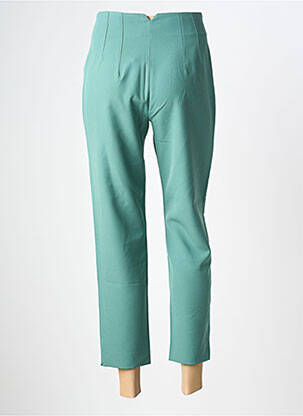 Pantalon 7/8 talie înaltă talie înaltă verde GARCIA femeie