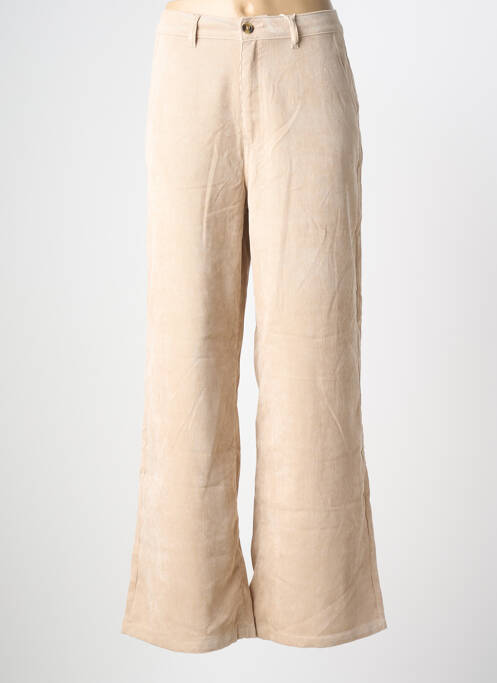 Pantalon evazat bej GARCIA femeie