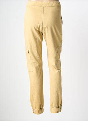 Pantalon cargo țesătură poplin mărime normală bej SYSTEMACTION femeie