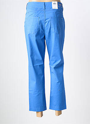 Pantalon 7/8 țesătură poplin mărime normală albastru C'EST BEAU LA VIE femeie