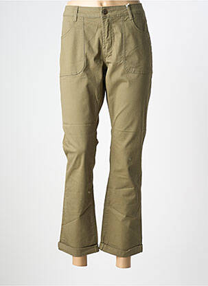 Pantalon drept verde LES P'TITES BOMBES fată