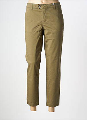 Pantalon 7/8 elasticitate mărime normală verde LES P'TITES BOMBES femeie