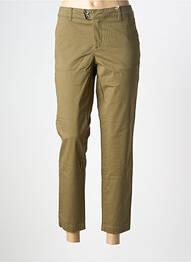 Pantalon 7/8 elasticitate mărime normală verde LES P'TITES BOMBES femme