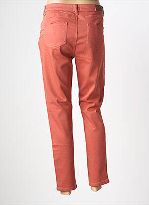 Pantalon 7/8 țesătură poplin mărime normală portocalie C'EST BEAU LA VIE femeie