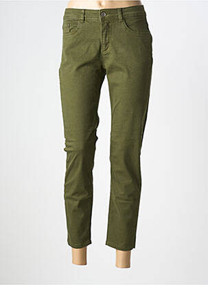 Blugi cu croială slim verde JENSEN femeie